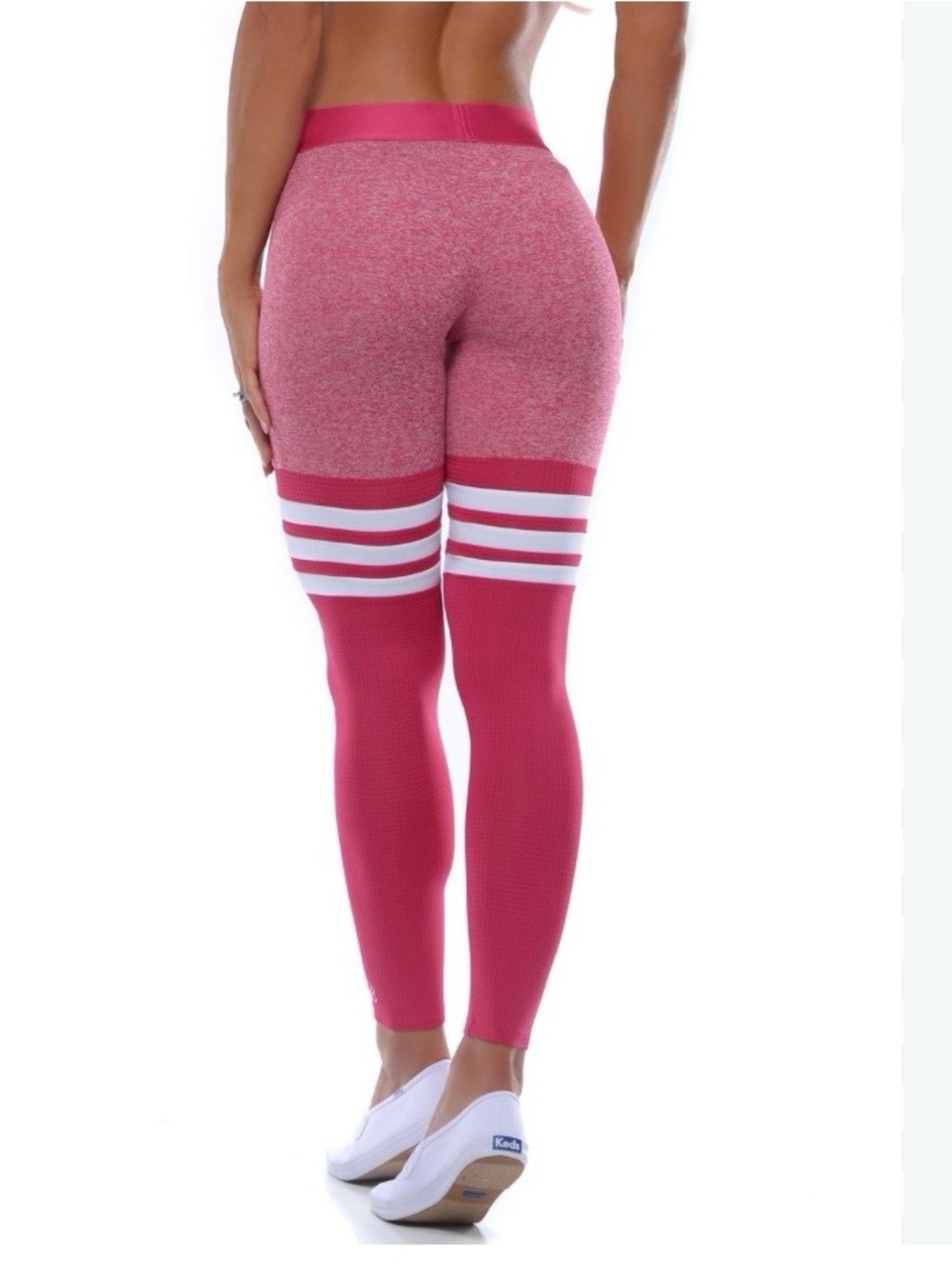 Bombshell Thigh high Seamless Pink High-Waist Leggings